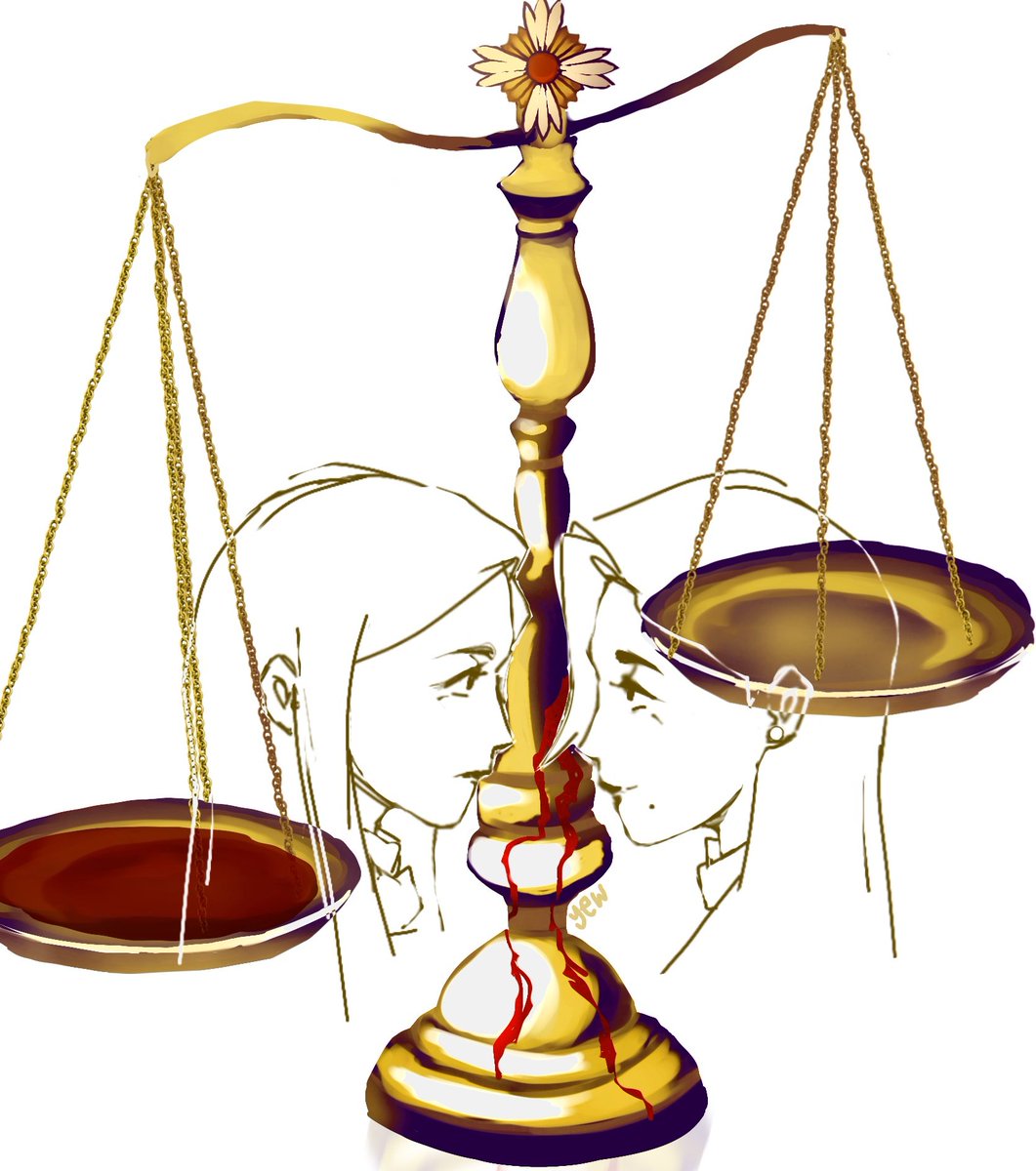 The weight of guilt  | #AceAttorney #Lanamia
The apple trend but different