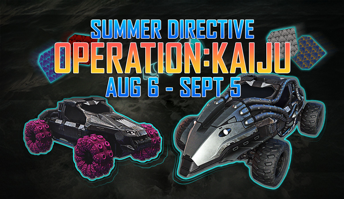 📣August 6, 2025 - Summer Bravo Update📣
🔸Operation: Kaiju Summer Bravo Event
🔸New Splash Trail rewards
🔸Maximum Pressure event returns!
🔸Returning cosmetics in the depot, bug fixes and more!
👉Patch Notes: bit.ly/3J0Mag4 #PlanetSide2