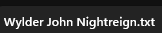 Just wanted to stop by and say that after my rant stream today I saved the text file and this is the name it auto-generated