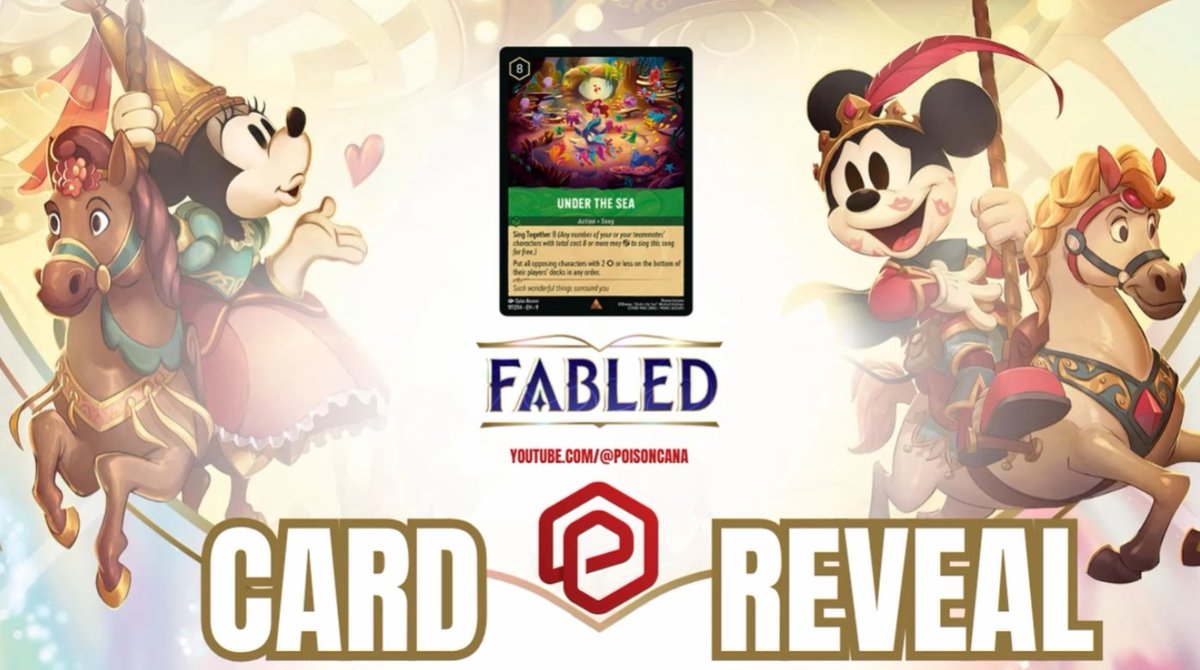 One of the key cards that got me big into the competitive #Lorcana scene. So happy to see this card coming back.