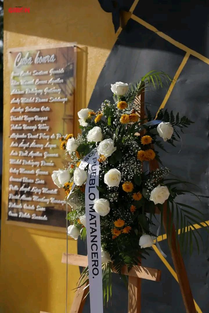 YanetsyTerry's tweet photo. #TenemosMemoria. El pueblo matancero, en representación de todo el pueblo de #Cuba y como cada 5 de agosto, rindió homenaje a los valerosos hijos que perdieron sus vidas en el siniestro de los supertanqueros. #HonrarHonra. @PartidoPCC @AsambleaCuba @PresidenciaCuba @GobiernoCuba https://t.co/16lrRCHYnB