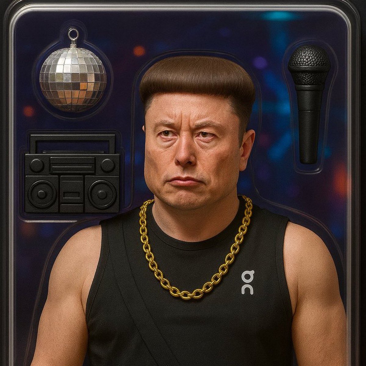 Elon's just been to the Turkish barbers and asked for the Ibiza final boss cut 💀
