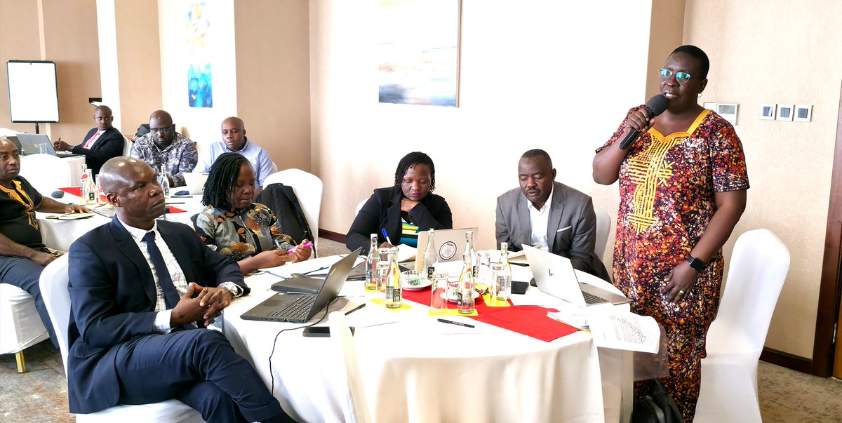 uwasnet's tweet photo. Uganda steps forward in shaping the #AfricaWaterVision!
At the National Validation Meeting, UWASNET amplified calls for inclusive WASH governance, climate resilience &amp; gender-responsive budgeting.
“Civil society is key to achieving SDG6.” – @YuniaMusaazi, UWASNET https://t.co/222SXsVlMY