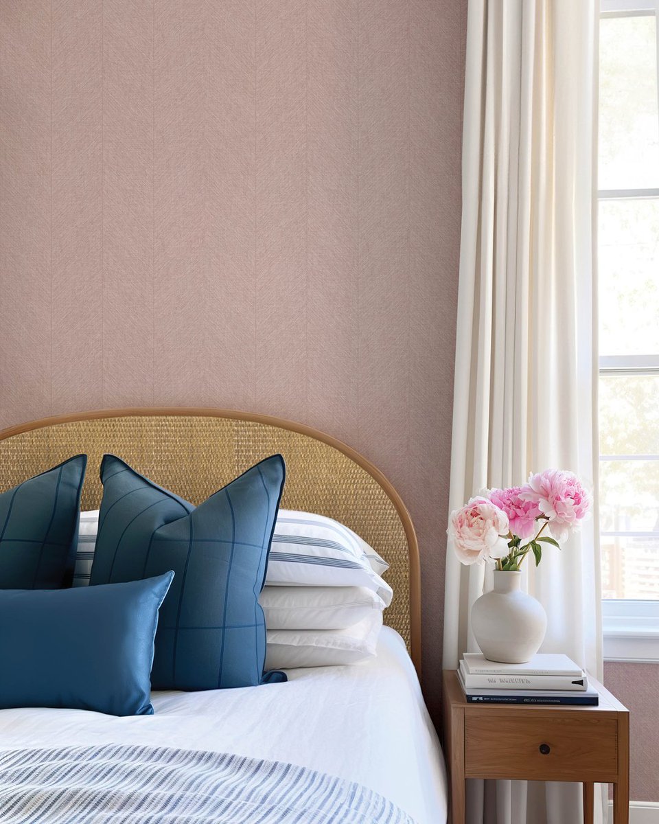 Soft, subtle, and easy on the eyes. Our Drew &amp; Jonathan wallpaper collection is proof that neutral doesn't have to mean boring. Find a pattern that will make your space shine → bit.ly/4mufdHl