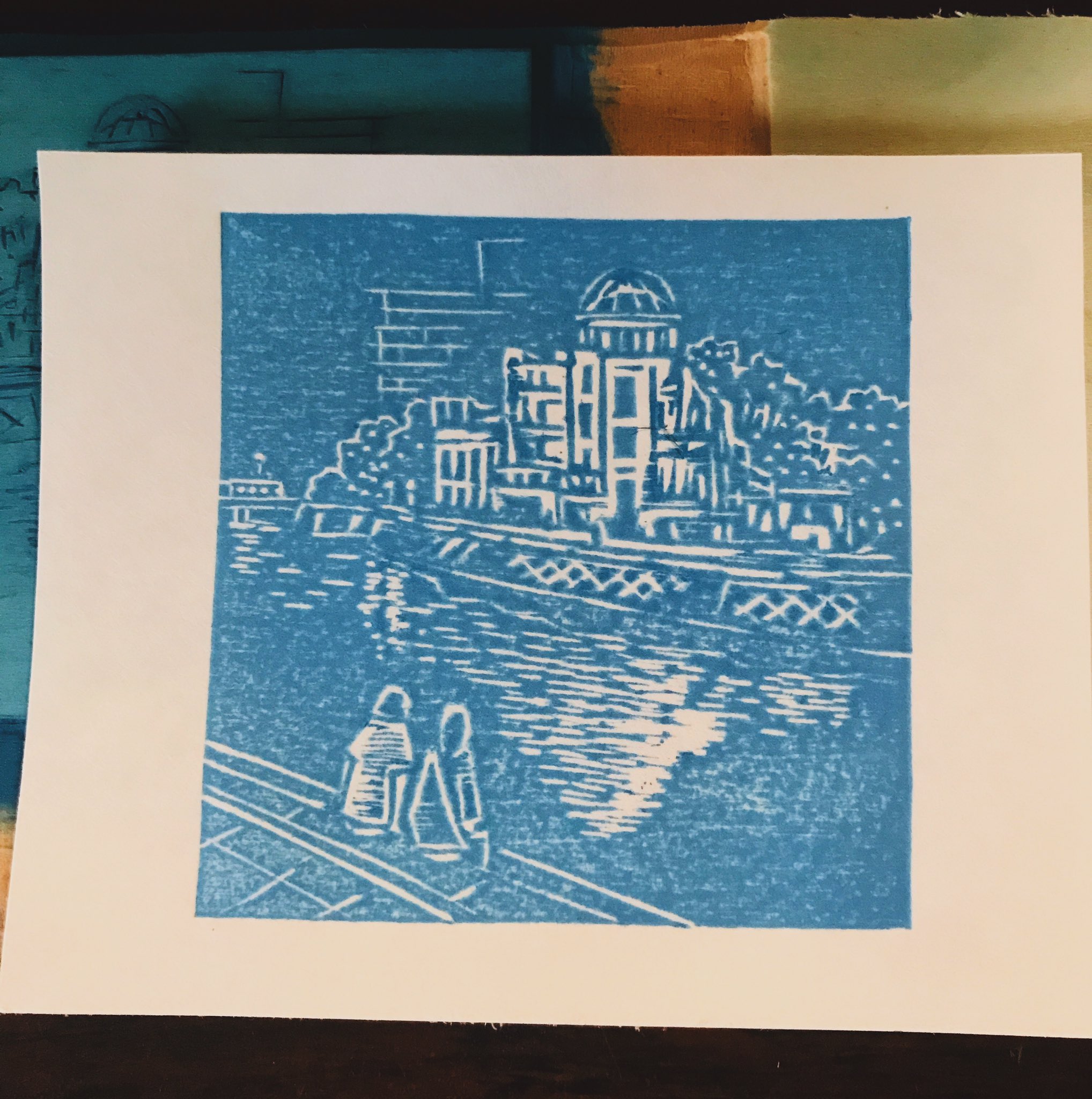 平岡瞳さん　版画　スノードーム　新品　額装 平岡瞳さん 版画 スノードーム 新品 額装 平岡瞳さん 版画 スノー