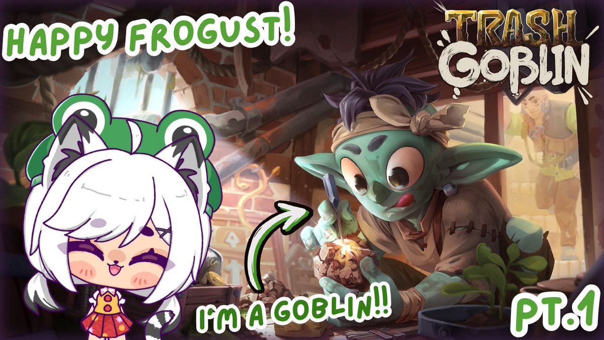 misurukako's tweet photo. 🐸Happy Frogust!🐸
yah~ho everyone! I'm so excited for our first Frogust stream and I can't wait to meet our frog patrons in Trash Goblin ₍𝄐 ̫𝄐₎ waiting for you at purple app💚 https://t.co/WfigE92Kx9
