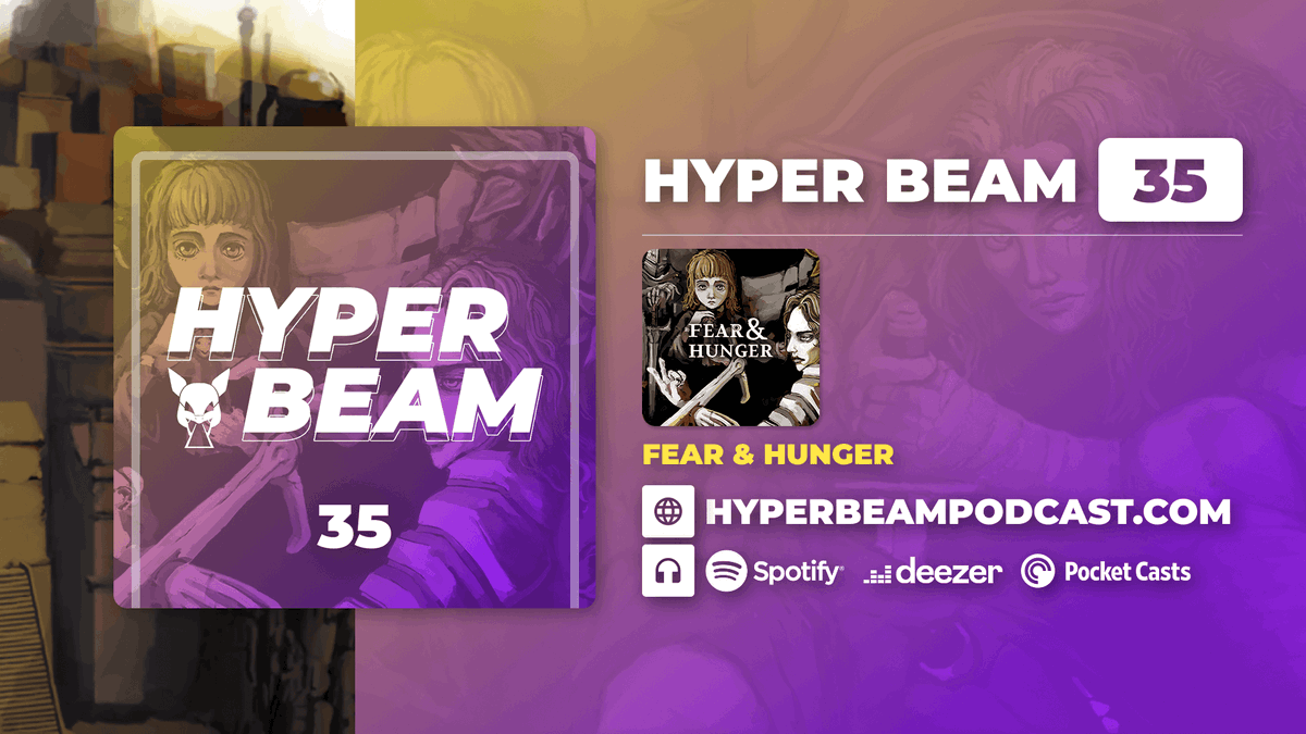 hyperbeamcast's tweet photo. Episódio 35 está no ar agora!
Falamos sobre os horrores do mundo de Dark Fantasy encontrado em Fear &amp; Hunger ⚔💀

🎧 Escute no Spotify ou em sua plataforma favorita: https://t.co/RzN03VmCuc

Episódio no site: https://t.co/Wty8aCAHYC https://t.co/dy41iiCL1D