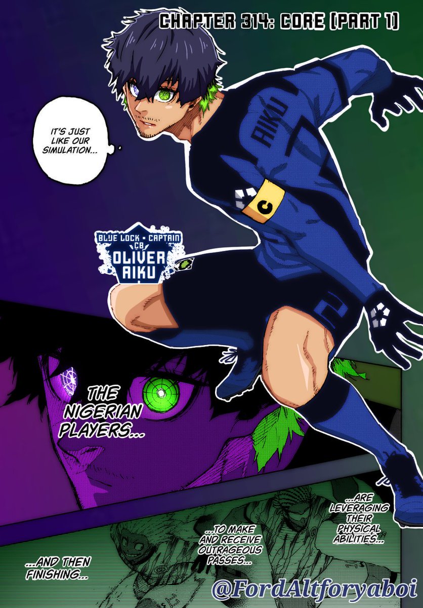 Blue lock Captain Oliver Aiku; BLLK Ch.314 coloring #bluelock