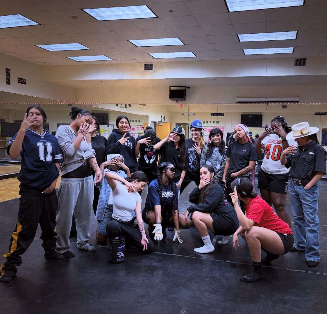 What a day full of dancing, good times and laughs! Thank you Alexa &amp; Kayla for coming out and working with us on our routines, as well as technique. We love you and hope you visit again soon ☺️

Just for fun…today was “dress as your type” day 😂