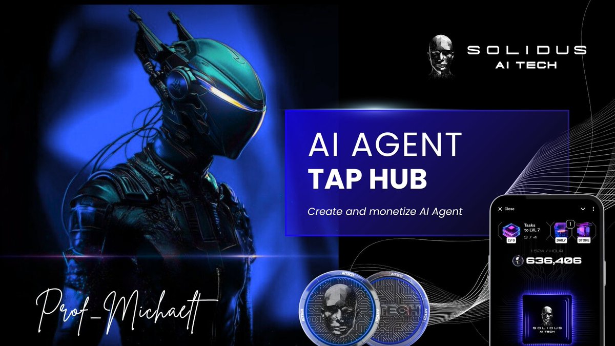 EZE MICHAEL 🔺🇳🇬 (@prof_michaelt) on Twitter photo <a href="/agentforgeinc/">Agent Forge</a> <a href="/coingecko/">CoinGecko</a> <a href="/Google/">Google</a> <a href="/YouTube/">YouTube</a> AI Agent TapHub is a game-like platform where players interact with AI agents through a tap-based strategy game hosted on @Telegram (powered by TON smart contracts).
Players collect coins, train agents, upgrade labs, and unlock facilities like:
➤ Render Hub
➤ Design Lab
➤ <a href="/agentforgeinc/">Agent Forge</a> <a href="/coingecko/">CoinGecko</a> <a href="/Google/">Google</a> <a href="/YouTube/">YouTube</a> AI Agent TapHub is a game-like platform where players interact with AI agents through a tap-based strategy game hosted on @Telegram (powered by TON smart contracts).
Players collect coins, train agents, upgrade labs, and unlock facilities like:
➤ Render Hub
➤ Design Lab
➤