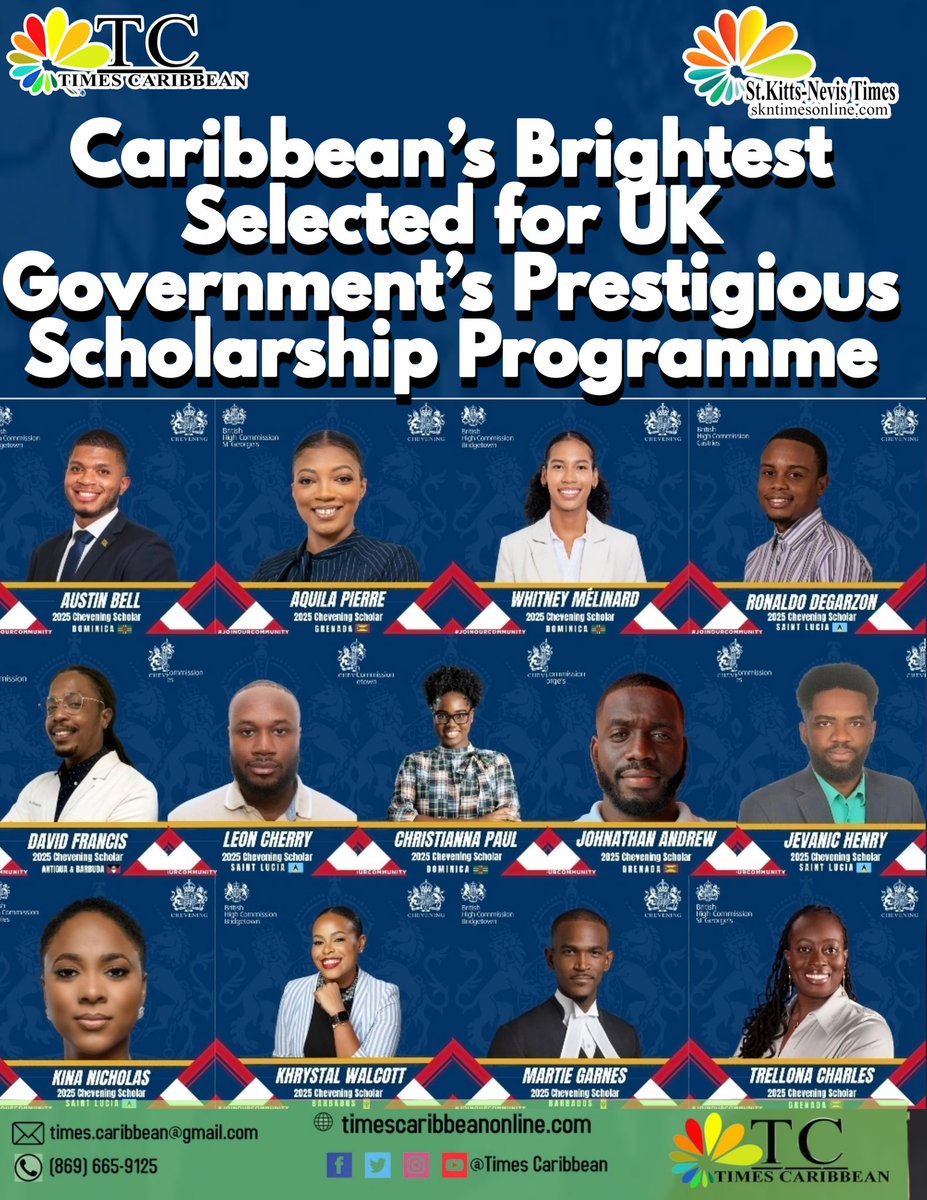 Caribbean’s Brightest Selected for UK Government’s Prestigious Scholarship Programme – Times Caribbean Online timescaribbeanonline.com/caribbeans-bri…