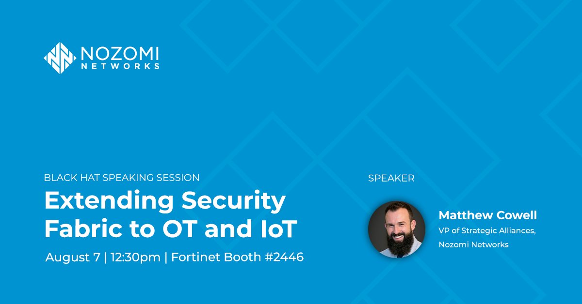 🎩 Who else is in Las Vegas for Black Hat USA this week? Matthew Cowell, our VP of Strategic Alliances, is scheduled to deliver a presentation!

Catch his session at 12:30pm on Thursday at <a href="/Fortinet/">Fortinet</a> Booth #2446.

Find out what else we're up to this week 👉 ow.ly/3lpB50WzKgV