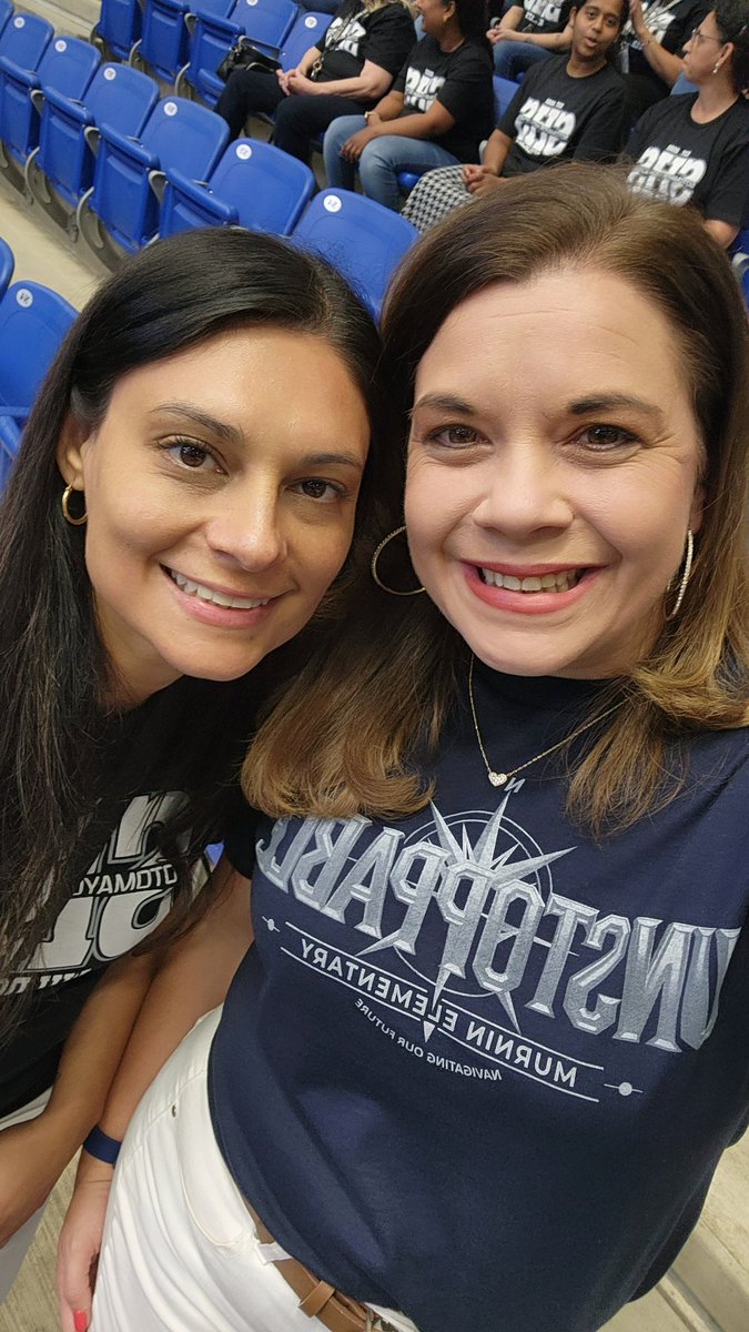 Convocation selfie with the bestie as we start year 18! <a href="/NISD/">Northside ISD</a> <a href="/NISDMurnin/">NISDMurnin</a> <a href="/NISDSotomayor/">Sotomayor High School</a>