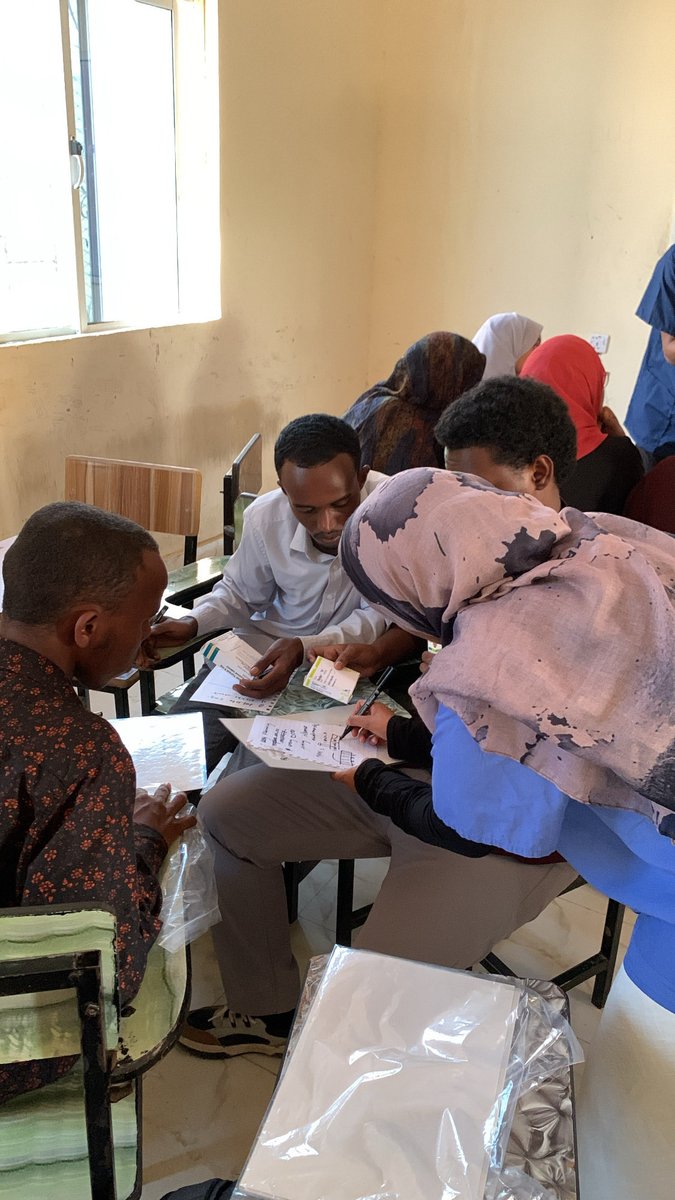 Our amazing pharmacy lead Fatima ran a hands-on workshop in #Somaliland on med &amp; dispensing errors—using real-life cases to spot sound-alike/look-alike drugs. A powerful session on vigilance, teamwork &amp; why med safety must be everyone’s business. #SafeMedicine #Pharmacy