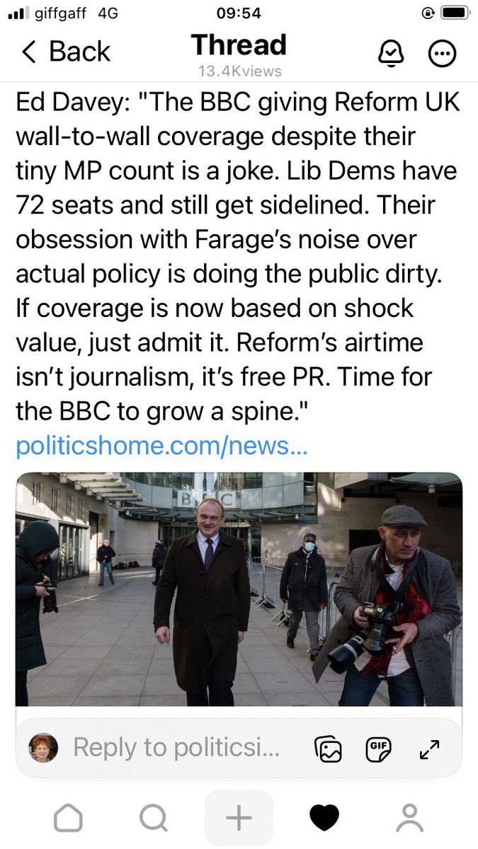 🧡🧡🧡🧡🧡🧡🧡🧡🧡
Steps off his paddle-board and gets stuck in.

Only party leader to say what most of us are thinking. 

Thanks Ed.

(I am not a #libdem )

#RejoinEU #reformuk #bbcbias #FarageRiots