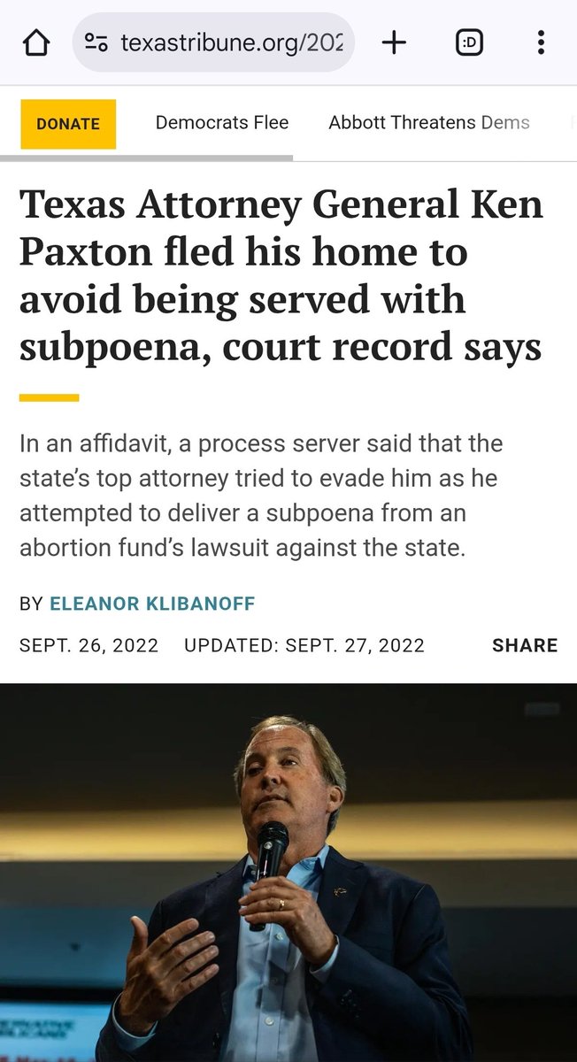 EricShih1's tweet photo. @KenPaxtonTX Didn't you vacate your post to avoid getting served a subpoena? https://t.co/H5vaLIZCju