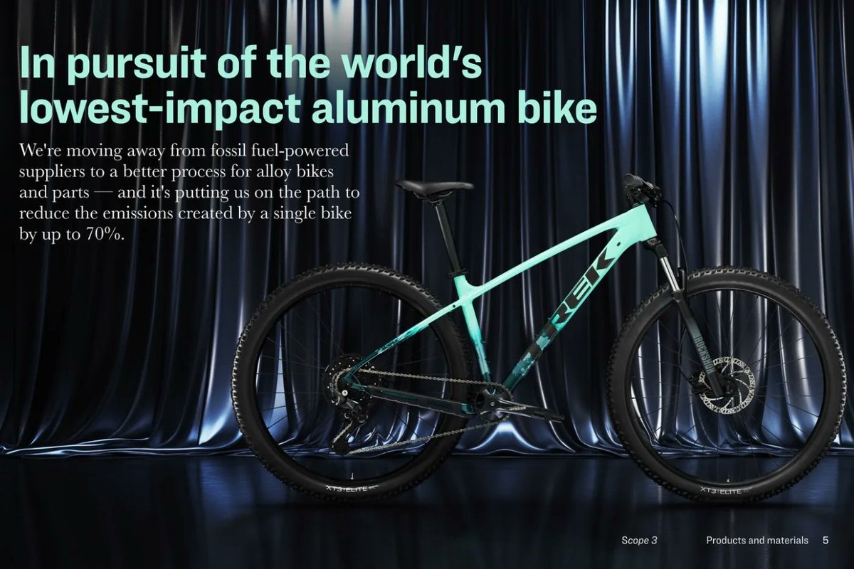Trek Makes Major Shift to Lower-Impact Aluminum In Ongoing Sustainability Efforts. bikerumor.com/trek-makes-maj…