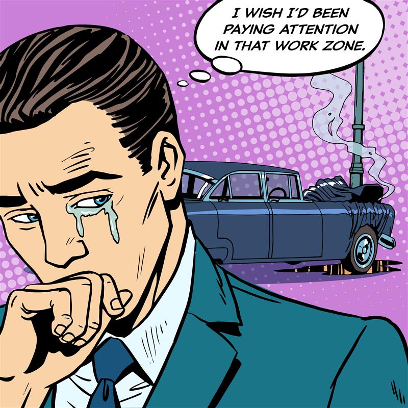 Work zone crashes can wreck your ride, costing you not only your pride, but also $$$$$ in insurance costs, medical bills, traffic fines and repair costs. 
Drive safely in work zones. Slow down. Pay attention. 
Be patient. clark.wa.gov/public-works/d….