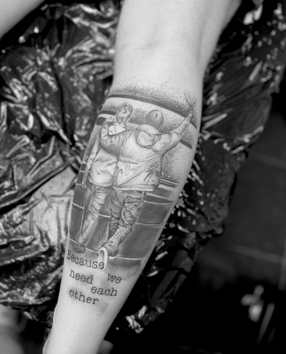 Done this <a href="/oasis/">Oasis</a> tattoo the other day. Might be the peak of my career 🤟🏻