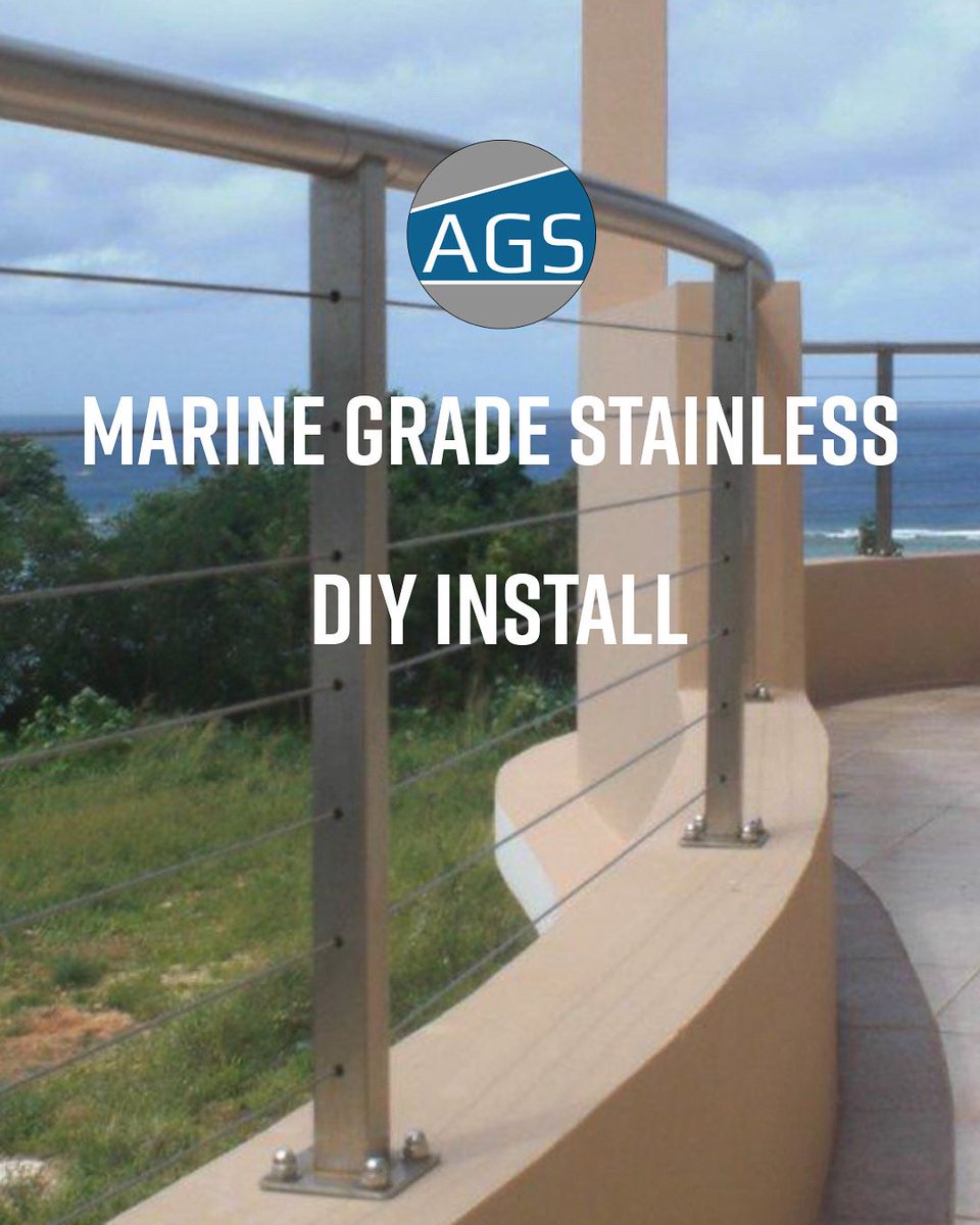 AGSstainless's tweet image. AGS Stainless Custom Marine Grade railing.   
Visit us today for a free quote:  bit.ly/4lIkCuu

#agsstainless #contractor #customrailing #balconyrailing #deckrailing #stairrailing #railing #customhomes #stainlessrailing #coastalliving #dockrailing #yachtrailing