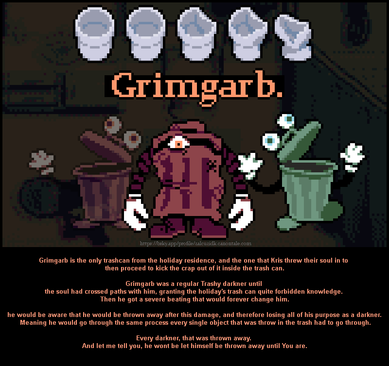 Trashy The Trash Can Deltarune
