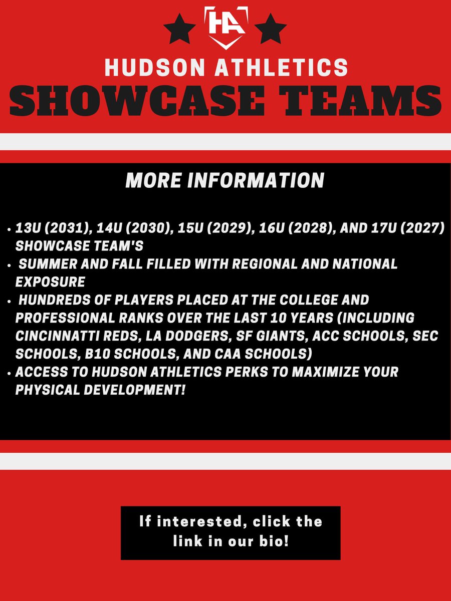 J.T. Genovese (@jtgenovese40) on Twitter photo The rest of <a href="/Huds0nAthletics/">Hudson Athletics</a> and I are excited to announce our new Showcase teams for summer 2026! All are welcome, if you’re interested, fill out the form ASAP!
docs.google.com/forms/d/e/1FAI… The rest of <a href="/Huds0nAthletics/">Hudson Athletics</a> and I are excited to announce our new Showcase teams for summer 2026! All are welcome, if you’re interested, fill out the form ASAP!
docs.google.com/forms/d/e/1FAI…