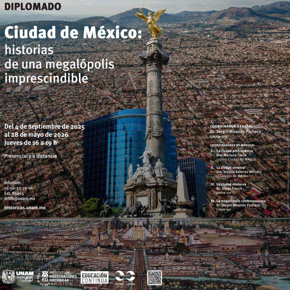 CdMx: 700 años de historia, un solo diplomado para entenderla.
Iniciamos el jueves.
Inscríbete ya
historicas.unam.mx/educacion-cont…