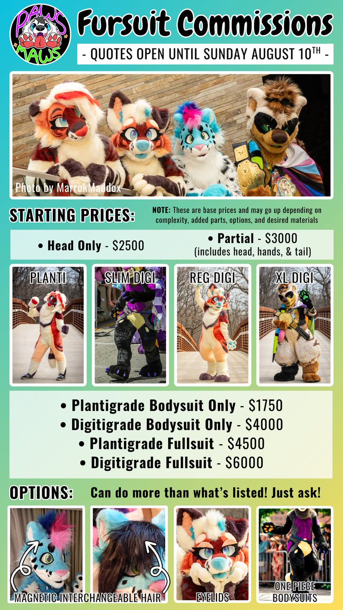 Our FIRST official opening is LIVE, now through Sunday!! 🎉

Please feel free to shoot a message if you're interested! Only taking 2 or 3 slots. Items would be finished spring/summer of 2026! (Or sooner!!)

More info below! 
Shares appreciated 🩵