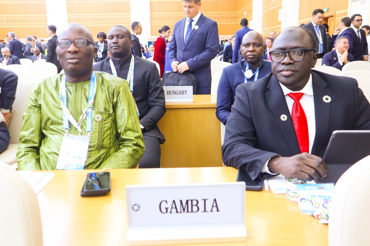 VP Jallow represents The Gambia at the 3rd UN Conference on Landlocked Developing Countries in 
Turkmenistan.

He reaffirmed Gambia’s support for LLDCs, emphasizing trade, infrastructure, &amp; regional ties.

“Geography should not determine destiny.” 

#LLDC3 #VPJallow