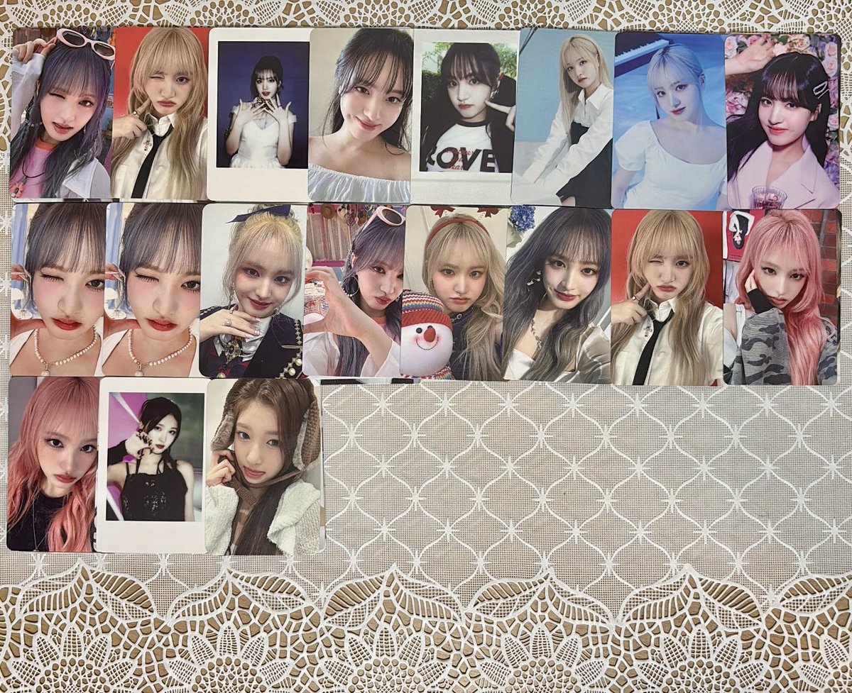 IVE 買取 交換 共同購入 トレカ

譲 ▶️ 画像4枚
求 ▶️ 買取 &gt;&gt; 未所持レイ

一部タワレコ特典と封入は3枚以上纏めてで200/枚になります‼️
お気軽にお声掛けください‼️
#IVE買取 #IVE交換