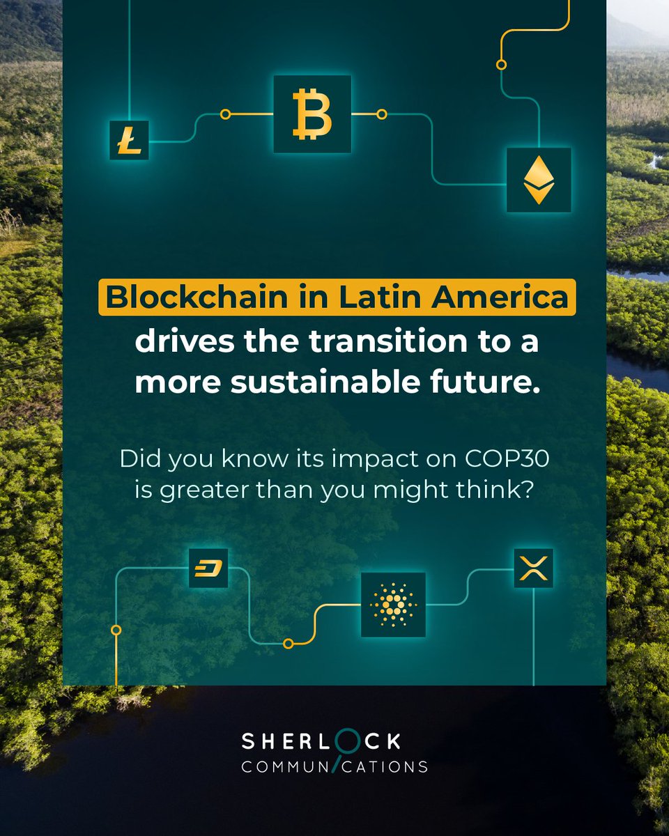 As Brazil prepares for COP30, blockchain &amp; Web3 are driving climate solutions from Regeneratige Finance (ReFi) to projects as tracebility in supply chain like Fair Fashion. Those technology fosters sustainable, circular, and inclusive models. 

#Blockchain #COP30