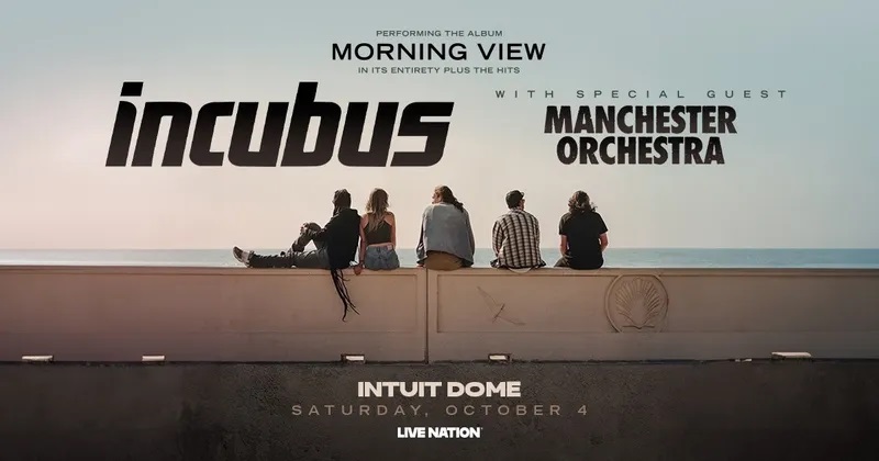 931JACKFM's tweet image. #INCUBUS is performing 'Morning View' in its Entirety + The Hits, with #ManchesterOrchestra at the Intuit Dome on Saturday, October 4th! But the best part? We got a pair of tickets you could win at 931jackfm.com. Whatcha waitin' for? Go enter to win now!

📸 Live Nation