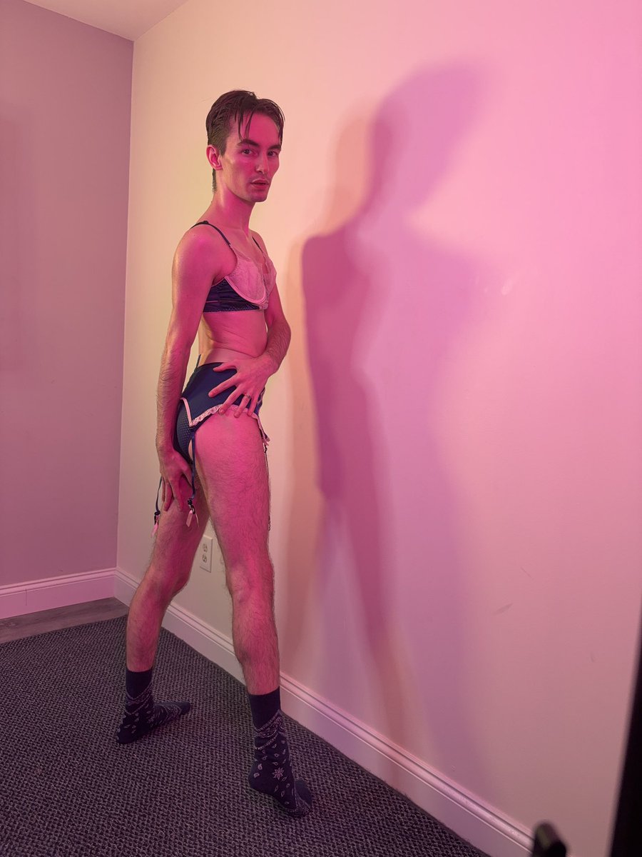 I got a job! I’ve been job hunting for over a year and a half and it finally paid off. Here’s me in lingerie to celebrate!