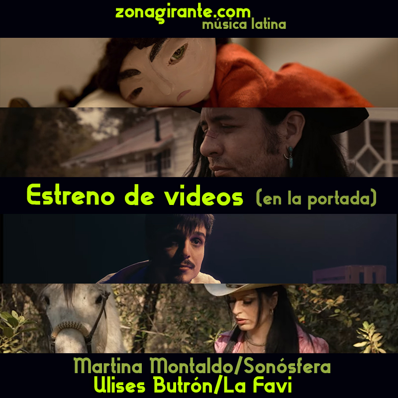 Zonagirante.com -Música Latina (@zonagirante) on Twitter photo 🎬 ¡Nuevos videos en portada!
Esta semana en <a href="/zonagirante/">Zonagirante.com -Música Latina</a>:
🔹 Martina Montaldo
🔹 Sonósfera
🔹 Ulises Butrón
🔹 La Favi
4 clips para ver, sentir y compartir.
👉 zonagirante.com
#MúsicaLatina #VideosNuevos #IndieLatino 🎬 ¡Nuevos videos en portada!
Esta semana en <a href="/zonagirante/">Zonagirante.com -Música Latina</a>:
🔹 Martina Montaldo
🔹 Sonósfera
🔹 Ulises Butrón
🔹 La Favi
4 clips para ver, sentir y compartir.
👉 zonagirante.com
#MúsicaLatina #VideosNuevos #IndieLatino