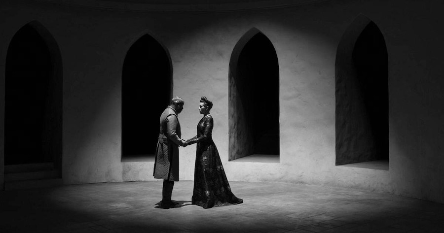 The Tragedy of Macbeth (2021) Cinematography by Bruno Delbonnel