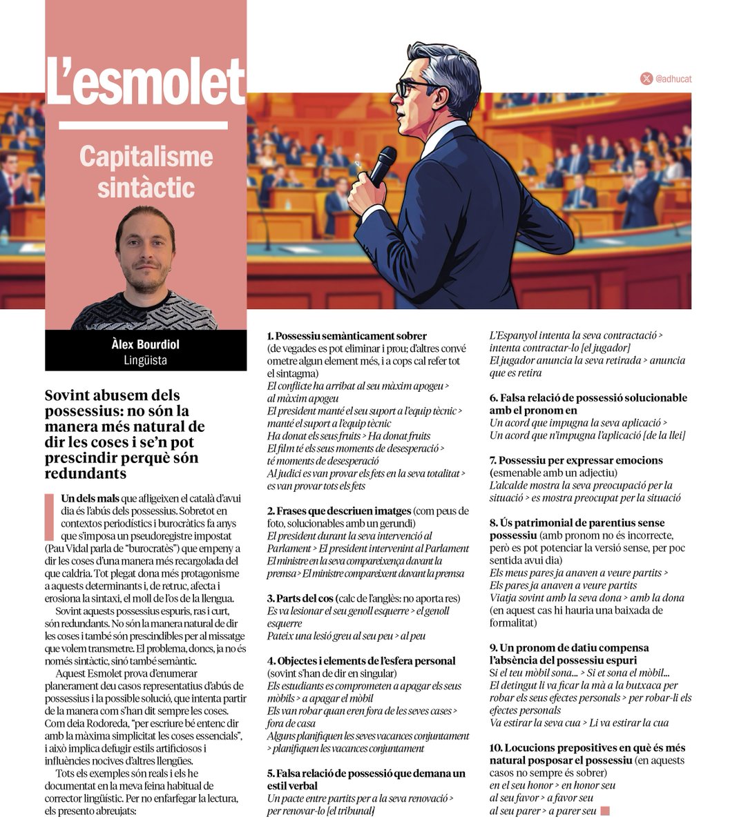 'Capitalisme sintàctic', el meu article mensual a
<a href="/TothosapGarraf/">Tothosap!</a>

(Si us interessa, us puc afegir a una llista de contactes a qui envio l'article cada mes per correu electrònic. Només m'ho heu de dir.)