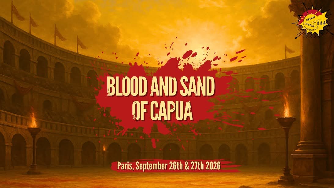 La billetterie est ouverte !
⚔️⚔️
The ticketing is open !

🎟 : billetweb.fr/blood-and-sand…

#spartacus #gnc #convention #basoc #geekncheese #ComicCon