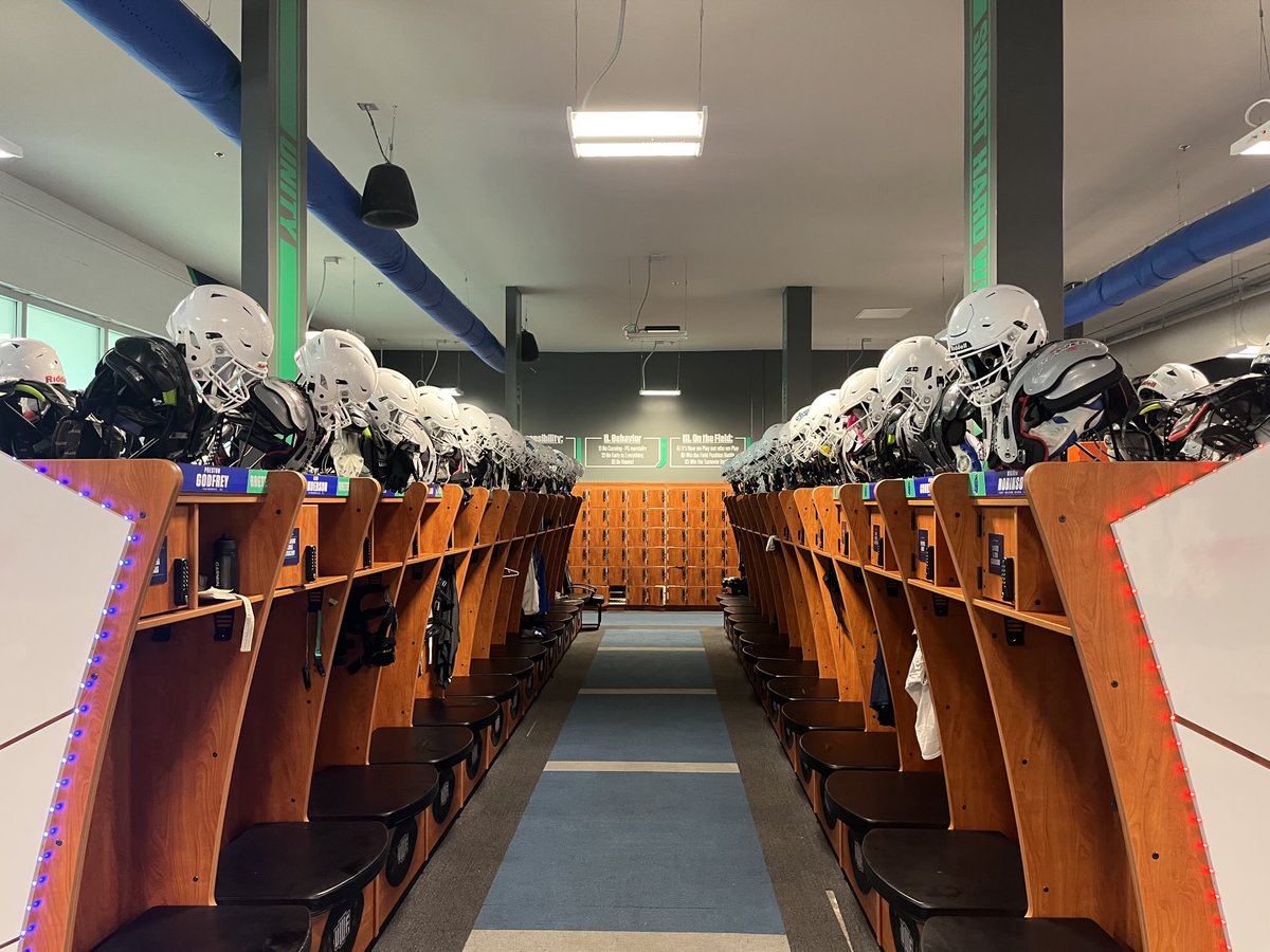 UWF ARGOS airing out their helmets &amp; shoulders pads in between practices. Day #1 was a blessing and a success. Life with Football is Better.