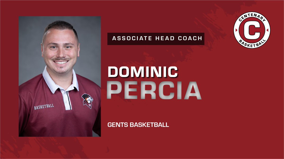 Dominic Percia Promoted To Associate Head Coach Of Gents Basketball: ow.ly/tNON50WAiI6
#GoCentenary #CTheOpportunity