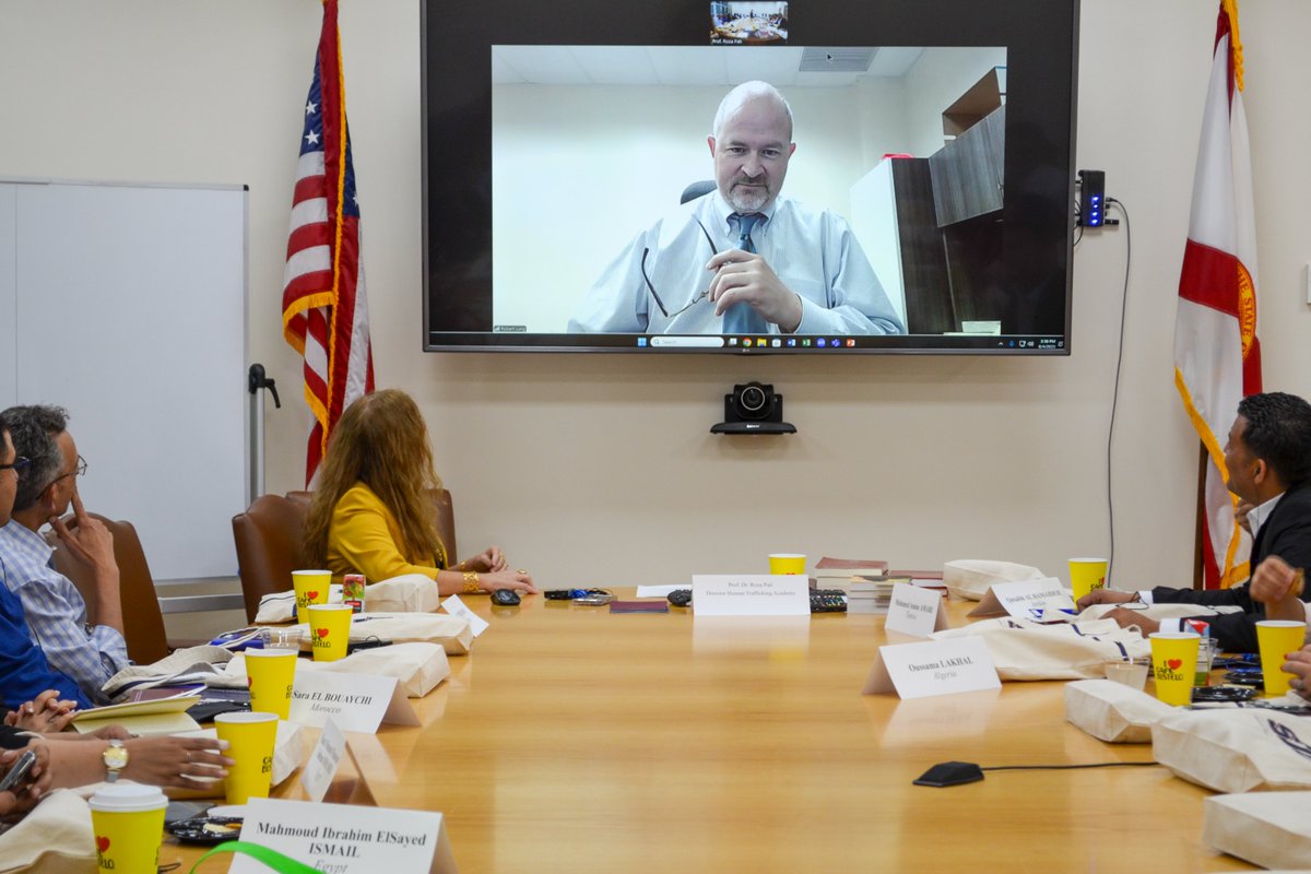 Yesterday, the John J. Brunetti Human Trafficking Academy welcomed a 16-member delegation from the Near East and North Africa to STU Law for an impactful dialogue on the fight against human trafficking.

Read more: humantraffickingacademy.org/state-departme…

#STUMiami #STULaw