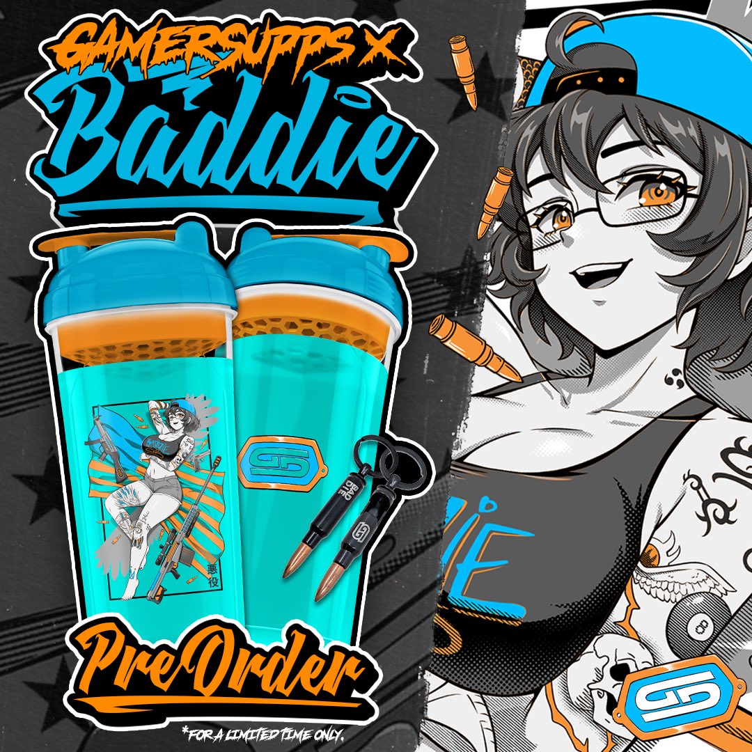 THE BADDIE CUP PREORDER IS LIVE GO GET IT! 

gamersupps.gg/Baddie

(Code baddie)
