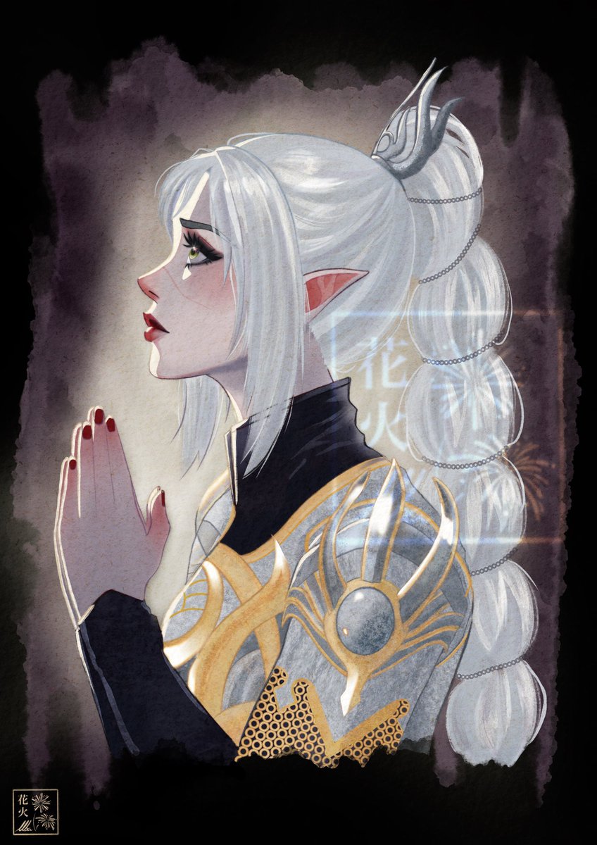 albipink's tweet image. Happy second anniversary #BaldursGate3 🖤🤍