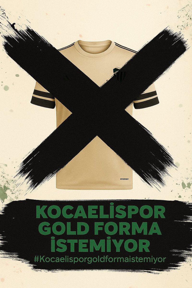 Kocaelispor İle Uzaktan Yakından Alakası Olmayan Gold Formayı İstemiyoruz… 

#Kocaelisporgoldformaistemiyor