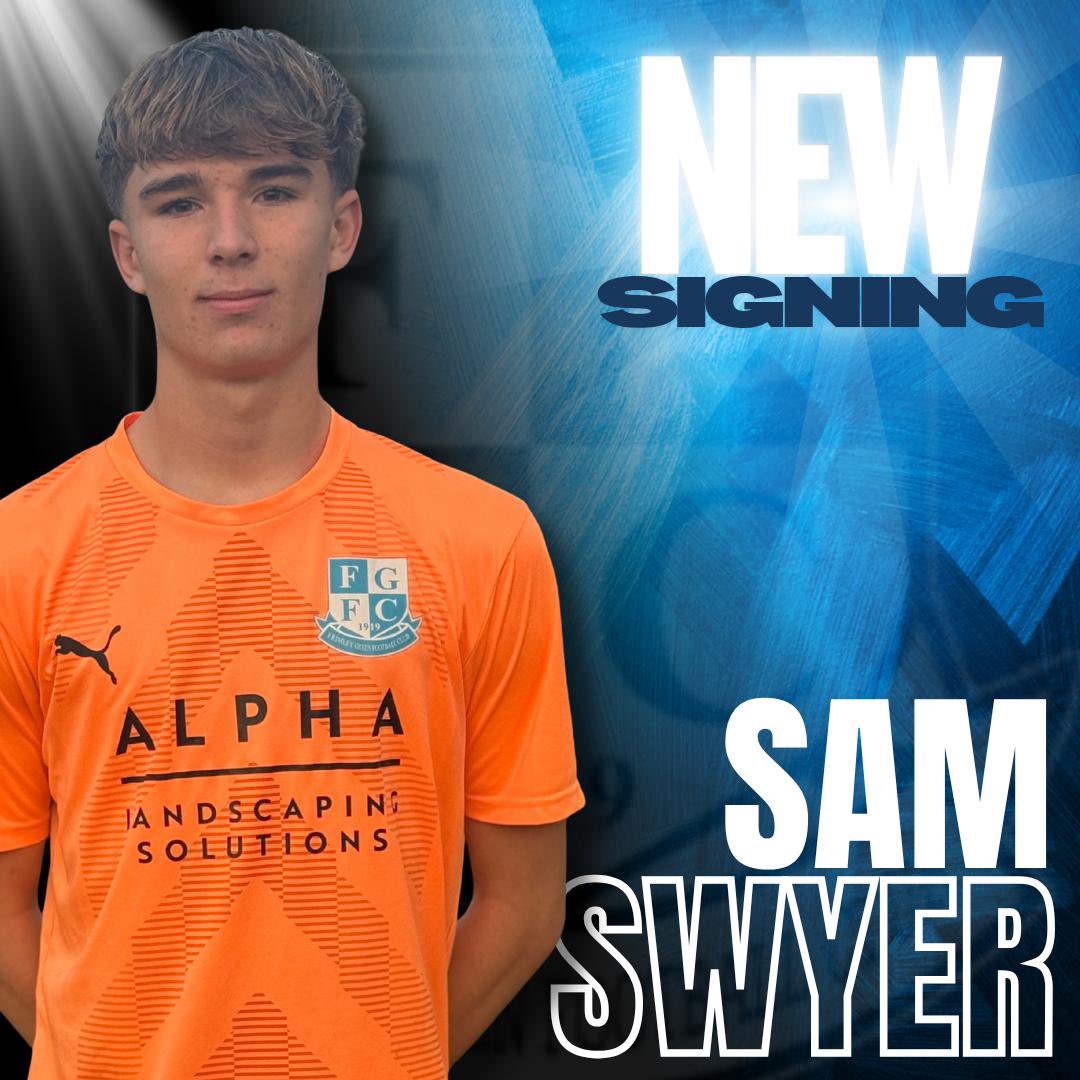 🆕 NEW SIGNING 🧤
Welcome to Frimley Green FC – Sam Swyer joins us from Ascot!

Shown great maturity in pre-season, making key saves and spraying passes with a wand of a left foot. A big addition between the sticks! 💪 #FGFC #UpTheGreen #BlueArmy #NewSigning