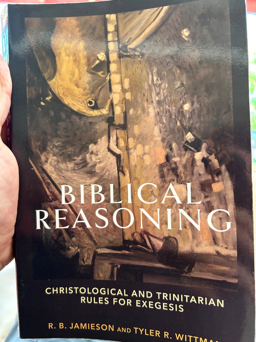 This was a really good book! I’ve read a lot of books on hermeneutics with Christ as the scope of Scripture (a redemptive-historic reading). But this book instructs us how to interpret Scripture according to the orthodox doctrines of the Trinity and Christ.