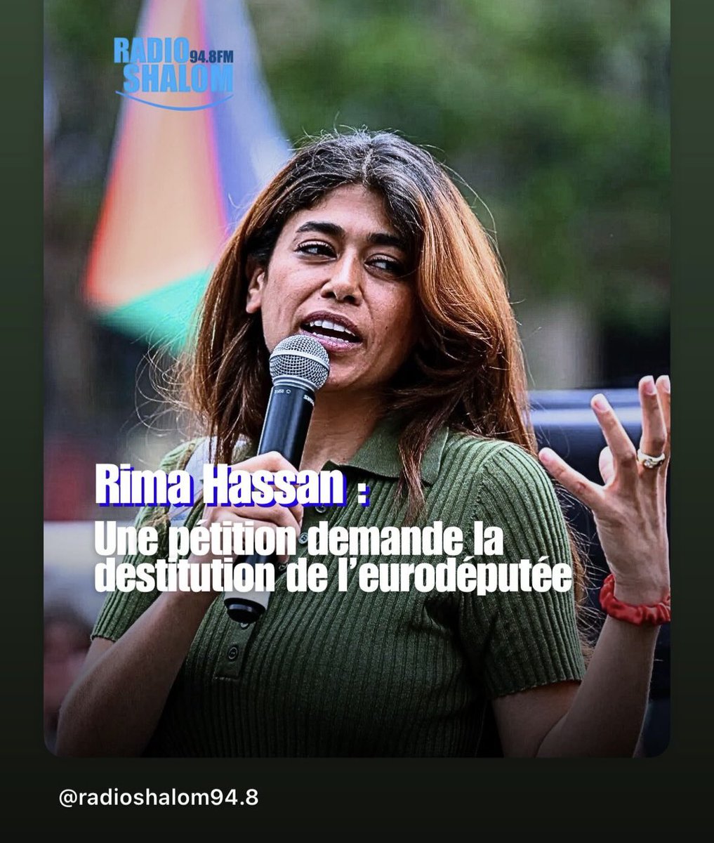 Henda Ayari (@hendaayari5) on Twitter photo Merci <a href="/radioshalom94_8/">Radio Shalom</a> d’avoir relayé la pétition 🙏
Lien ⬇️
change.org/p/pour-la-dest… Merci <a href="/radioshalom94_8/">Radio Shalom</a> d’avoir relayé la pétition 🙏
Lien ⬇️
change.org/p/pour-la-dest…