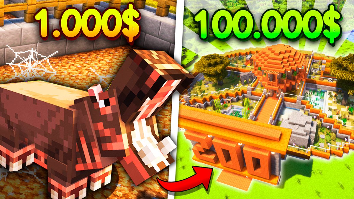 garefcraft's tweet photo. ⭐️¡NUEVO VIDEO!⭐️ 

COMPRÉ y REFORMÉ un ZOOLÓGICO SAFARI con ANIMALES de ÁFRICA en MINECRAFT 🦁🦓🦒

👇LINK DEL VIDEO 👇 
https://t.co/8KnQGD0iY1

Me ayudarías muchísimo con un FAV 🧡 y un RT 🔁 Gracias por apoyarme https://t.co/2mdI91mXFv