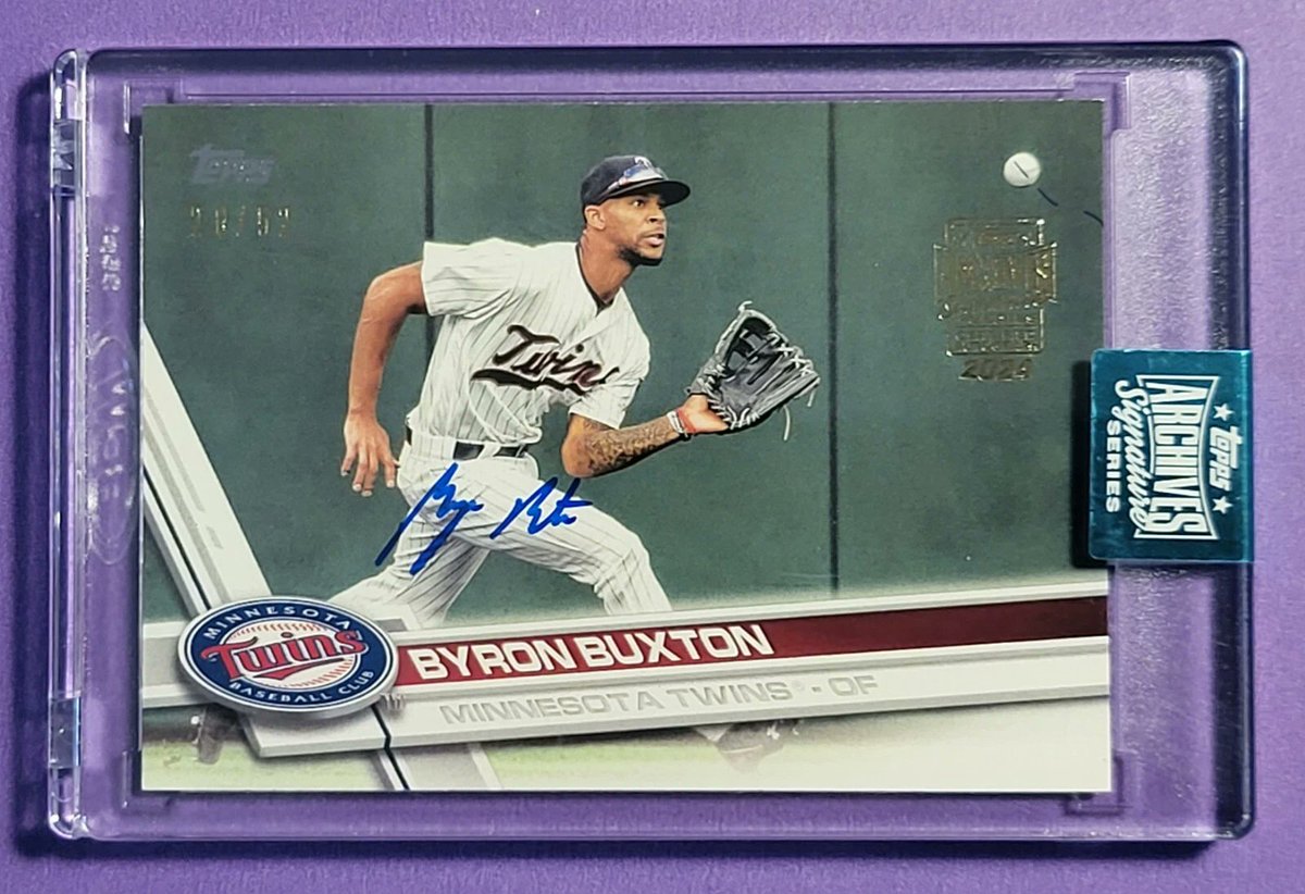 While the Twins are in flux, nothing has been more constant than Byron Buxton, his production, and love for the organization.

RT for a chance to win this Topps Signature Series auto.

Must be following <a href="/tlschwerz/">Ted</a> and <a href="/realmnsportsfan/">Minnesota Sports Fan</a> to be eligible.