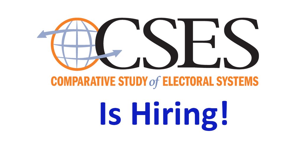 CSES (@csestweets) on Twitter photo Want to work for CSES, or know someone who does?
GESIS (<a href="/gesis_org/">GESIS @gesisorg.bsky.social</a>) is hiring a full-time Senior Researcher, based in Germany, in the area of International Electoral Research.
The application deadline is August 15, 2025.
For more information, see: gesis.org/en/institute/c… Want to work for CSES, or know someone who does?
GESIS (<a href="/gesis_org/">GESIS @gesisorg.bsky.social</a>) is hiring a full-time Senior Researcher, based in Germany, in the area of International Electoral Research.
The application deadline is August 15, 2025.
For more information, see: gesis.org/en/institute/c…