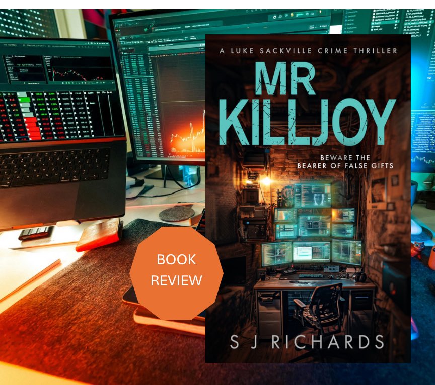 📕Mr Killjoy by S J Richards 📕

I think this is my favourite book in this series - brilliantly crafted with all the threads being pulled into a very satisfying conclusion. Next one please Mr Richards. Gucci!

Review tinyurl.com/3t6kpfvn

#BookTwitter #hpd